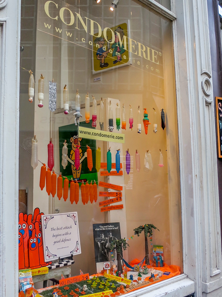condom shop in Amsterdam