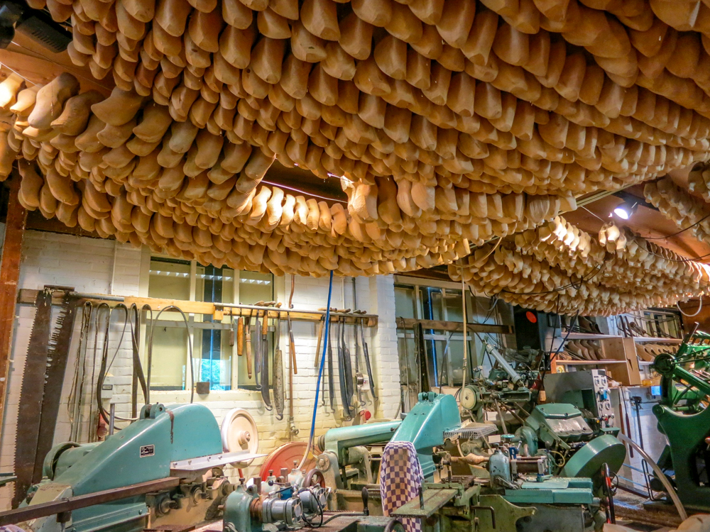 Clog factory in the Netherlands
