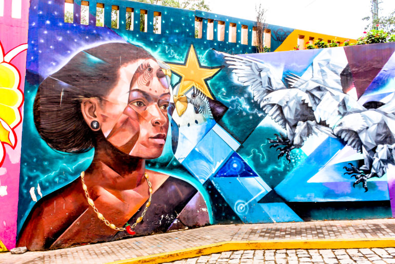 mural in lima peru