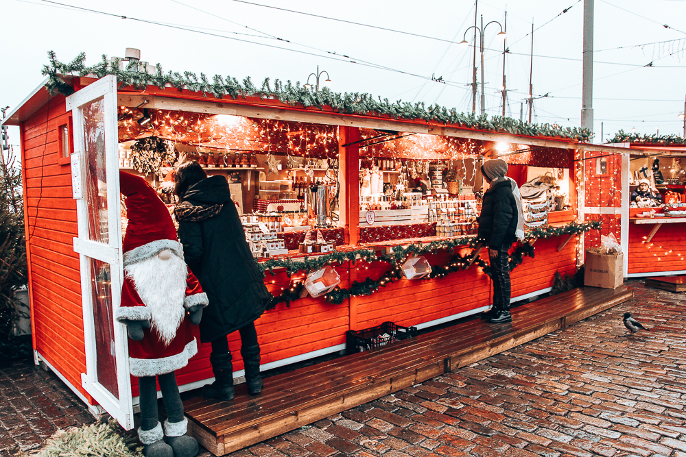 Christmas market in Helsinki 