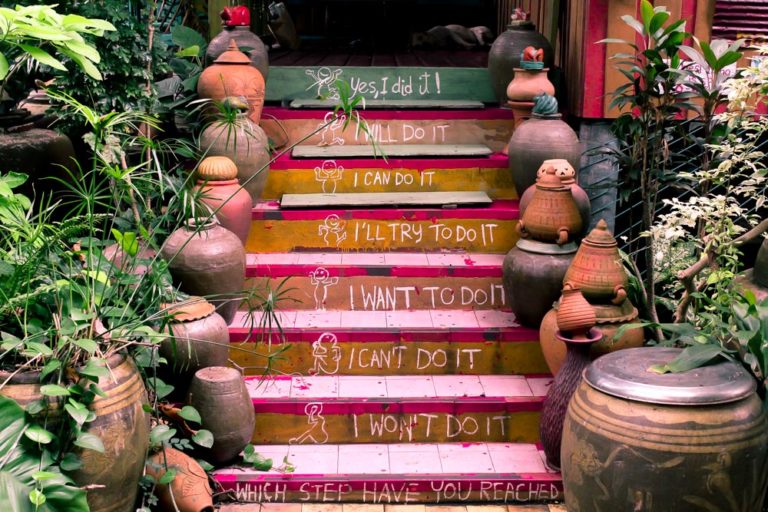 Sample Workouts at a Weight Loss Thailand Retreat stairs