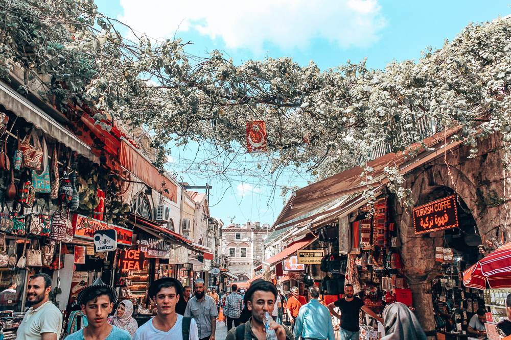 People walking in Istanbul