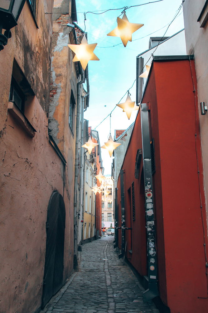 side street in Riga