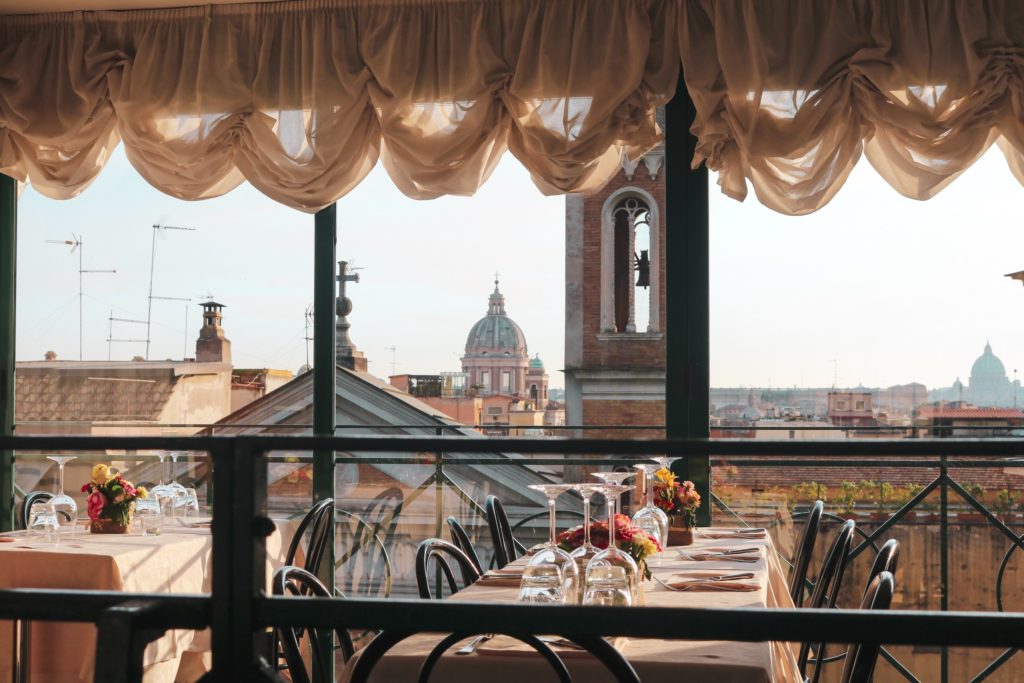 rooftop restaurant in rome